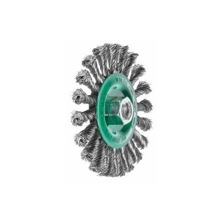 Holex Wheel Brush, 0.50 mm Stainless Steel Wire, Size: 125XM14 571253 125XM14